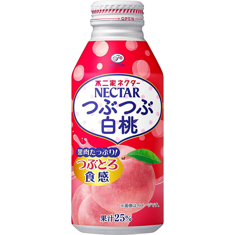 【自营】日本FUJIYA不二家 白桃果肉果汁 380ml 0脂肪夏日解暑饮料