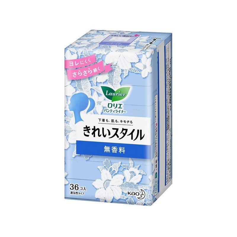 【自营】日本KAO花王 Laurier乐而雅丝薄透气护垫 无香型 36片*1包 14cm 干爽舒适贴身卫生巾