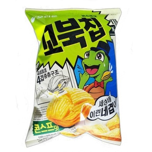 【自营】韩国ORION好丽友 忍者龟薯片 玉米味 160g 休闲零食膨化食品