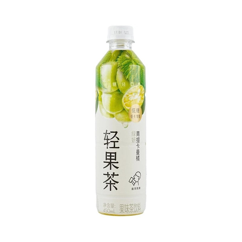 【自营】中国喜茶 轻果茶 青提卡曼橘果茶绿妍 450ml 低糖低卡零脂 果茶饮品