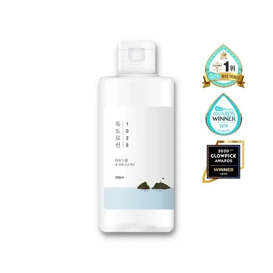 【自营】韩国ROUND LAB柔恩莱 1025 独岛乳液 200ml 清爽保湿 敏感肌可用 补水保湿修护润肤乳液