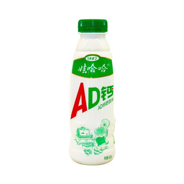 【自营】中国WAHAHA娃哈哈 AD钙奶 原味 450ml 大瓶装 早餐牛奶怀旧儿童乳酸菌饮料