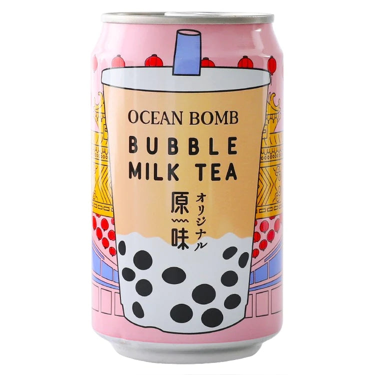 【自营】中国台湾OCEAN BOMB 原味珍珠奶茶饮料 315ml