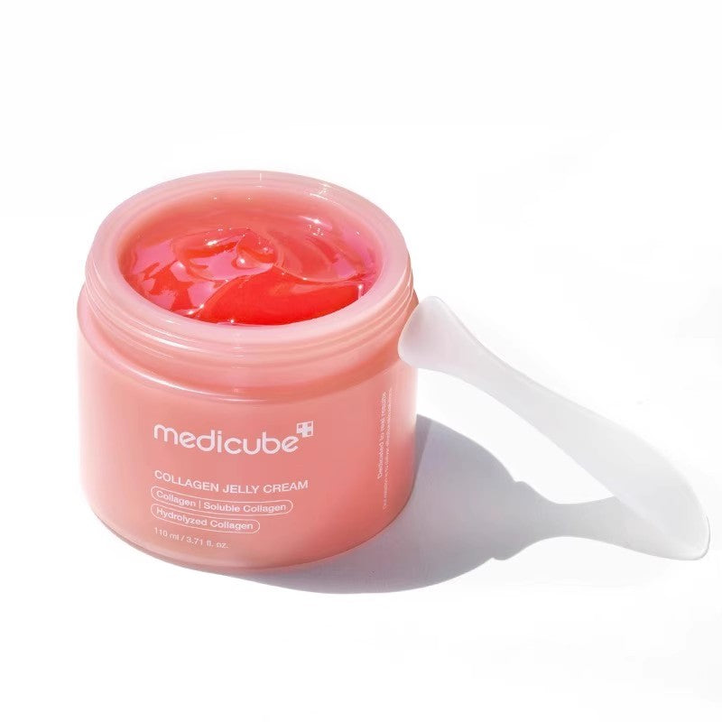 【自营】韩国MEDICUBE美蒂秋芙 胶原蛋白弹润果冻凝霜 110ml 保湿弹润亮啫喱面霜 紧致弹力 长效保湿锁水 低刺激 0色素