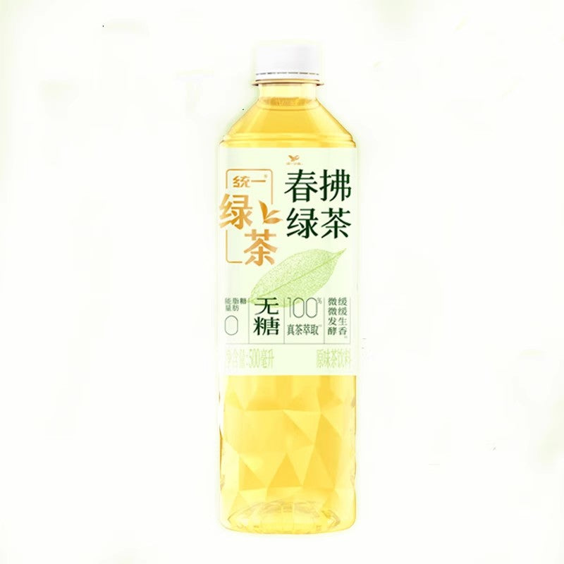 【自营】台湾UNIF统一 春拂绿茶 500ml 无糖茶饮料 即饮茶饮料 0糖0卡0脂茶饮料