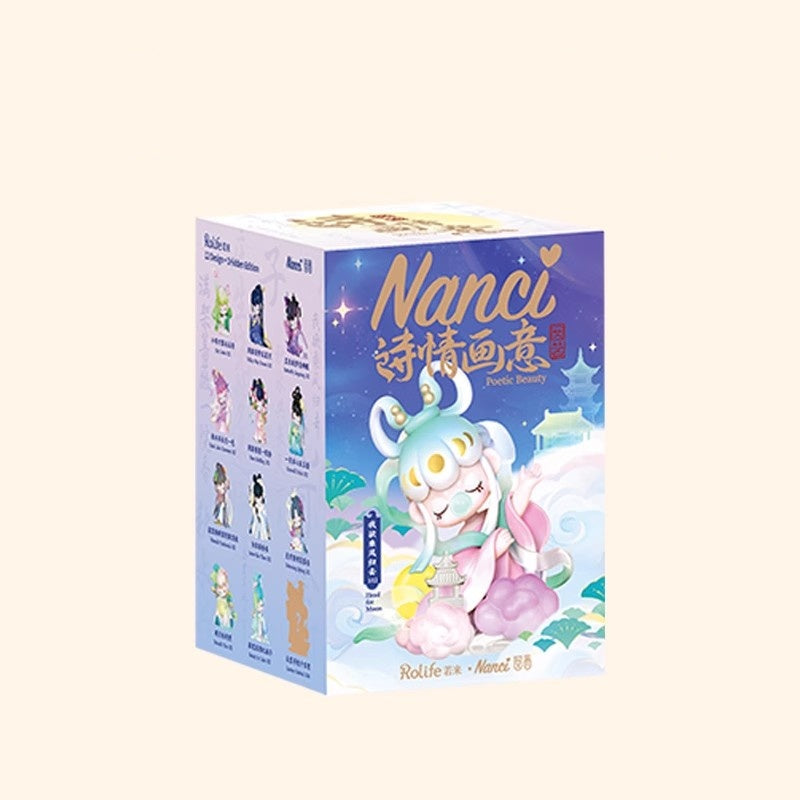 【自营】中国Rolife若来 Nanci囡茜 诗情画意系列盲盒 1盒 随机发货