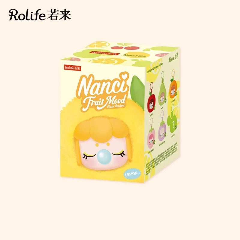 【自营】中国Rolife若来 Nanci囡茜 水果脑袋毛绒公仔挂件系列盲盒 1盒 随机发货