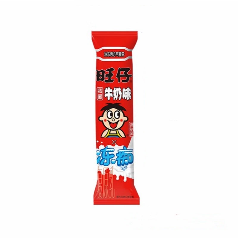 【自营】中国旺旺 冻痴调制乳 旺仔牛奶味 85ml*5 儿童棒棒冰果冻吸吸冰