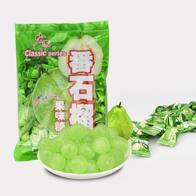 【自营】中国宏源 番石榴夹心糖 350g 水果糖硬糖喜糖糖果小零食