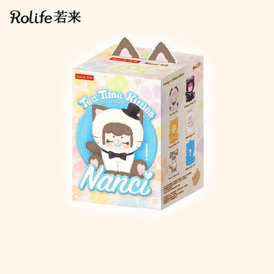 【自营】中国Rolife若来 Nanci囡茜 喵喵下午茶毛绒系列盲盒 1盒 毛绒盲盒礼物 随机发货