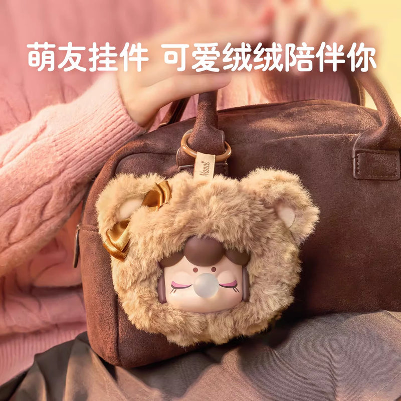 【自营】中国Rolife若来 Nanci囡茜 暖绒萌友毛绒挂件 限定款 小熊萌友 1个装 钥匙扣包包挂饰服装配饰生日礼物