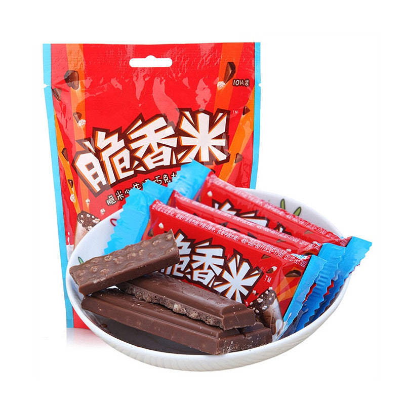 【自营】中国DOVE德芙 脆香米 脆米心牛奶巧克力 120g 夹心糖果
