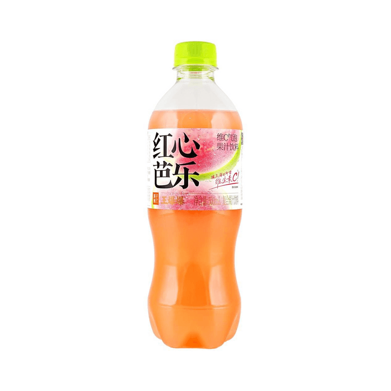 【自营】中国果子熟了 红心芭乐 维C气泡果汁饮料 500ml 气足爽口 酸甜清新 补充每日所需维生素C 汽水饮料饮品