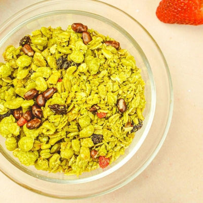 【自营】日本Calbee卡乐比 Frugra富果乐 抹茶红豆麦片 季节限定 550g 营养早餐燕麦 北海道红豆 早餐谷物冲饮燕麦片