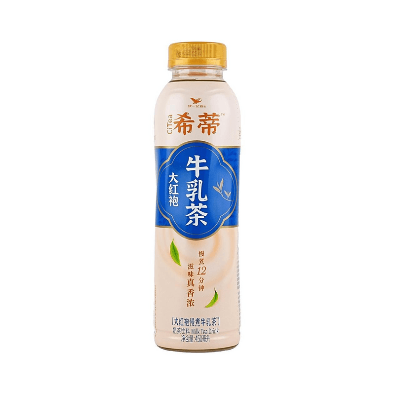 【自营】台湾UNIF统一 希蒂牛乳茶 大红袍牛乳茶 450ml 原叶慢煮奶茶下午茶饮料控