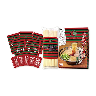 【自营】日本ICHIRAN一蘭  一兰日式拉面 博多煮面版 5人份 速食宵夜拉面