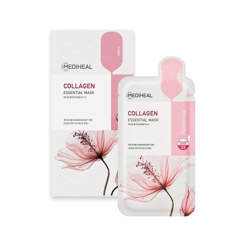 【自营】韩国MEDIHEAL美迪惠尔 可莱丝 胶原蛋白弹力面膜 10片入 补水紧致 细腻抗皱