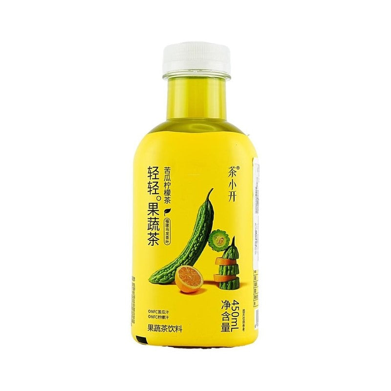 【自营】中国茶小开 轻轻果蔬茶 苦瓜柠檬茶 450ml 解腻茶饮料