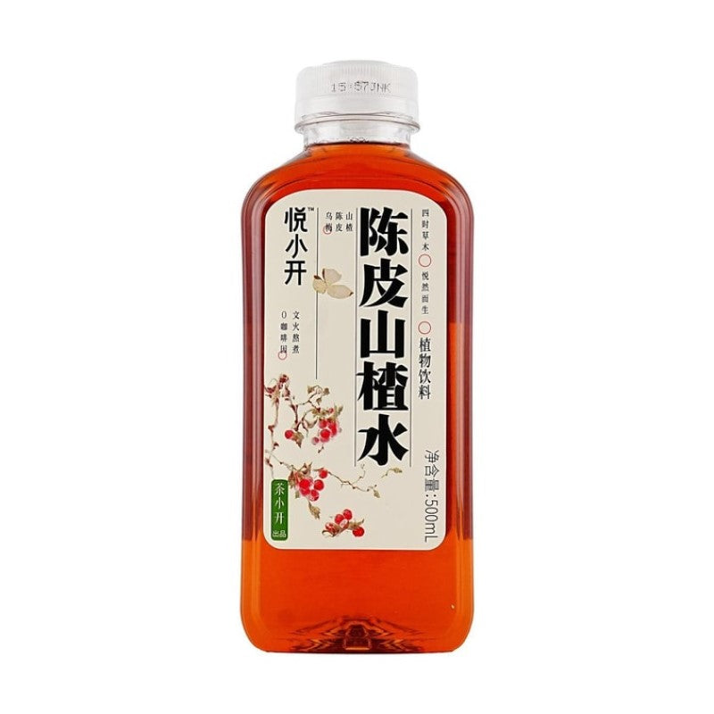 【自营】中国茶小开 悦小开 魔道祖师联名养生水 陈皮山楂水 500ml 0糖0脂0卡0咖啡因 配料干净 新中式养生植物饮品