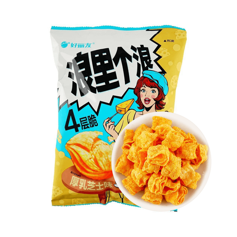 【自营】韩国ORION好丽友 浪里个浪 厚乳芝士味 65g 休闲零食