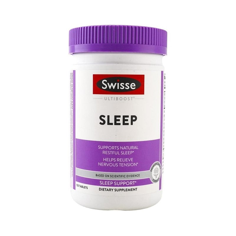 【自营】澳大利亚SWISSE斯维诗 睡眠片 缬草片提取 120片 放松舒缓无褪黑素睡眠天然草本安瓶