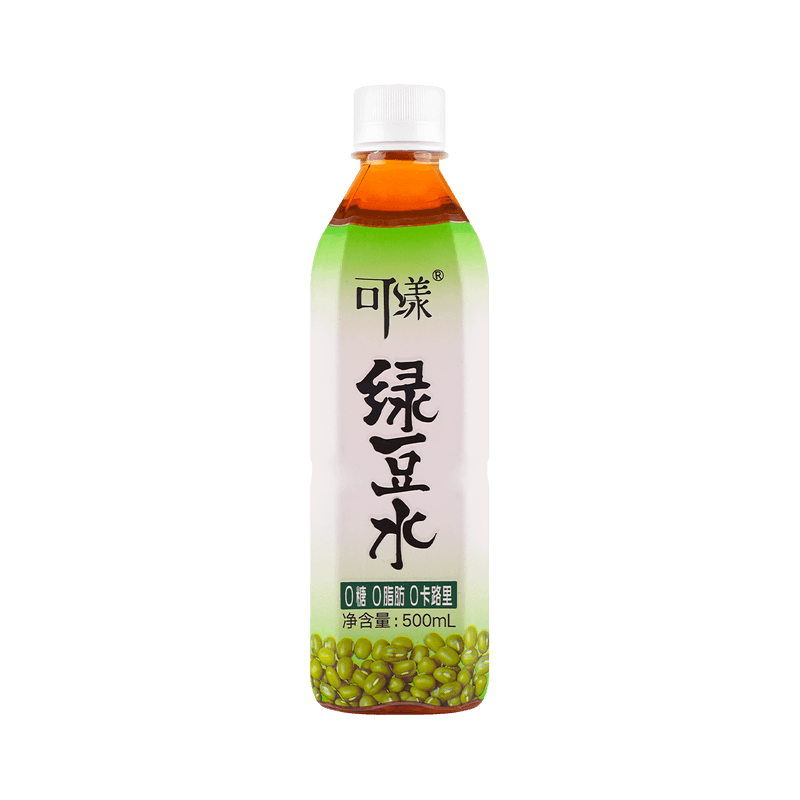 【自营】中国可漾 绿豆水饮料 500ml 0糖0卡0脂 夏日消暑养生水 饮料植物饮品清爽绿豆汤