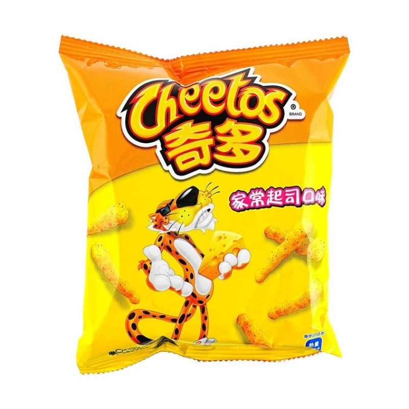 【自营】中国Cheetos奇多 玉米棒 家常芝士味 46g 粟米脆 零食小吃 膨化食品