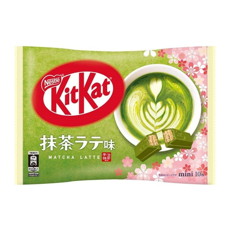 【自营】中国Nestle雀巢 KitKat期限限定 抹茶拿铁巧克力威化 10枚装