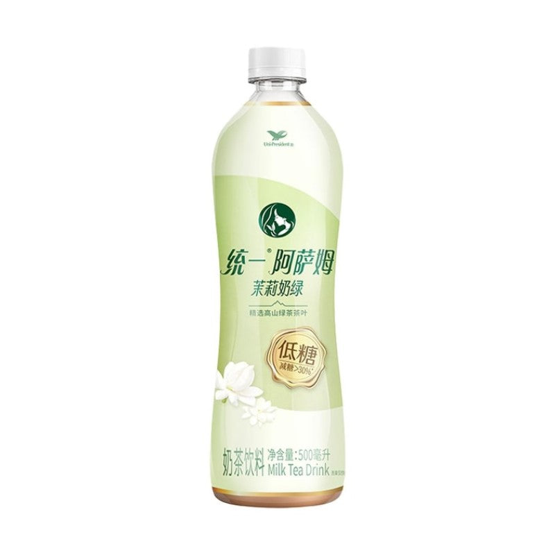 【自营】台湾UNIF统一 阿萨姆 低糖奶茶 茉莉奶绿 500ml 精选高山茶叶 淡雅花香