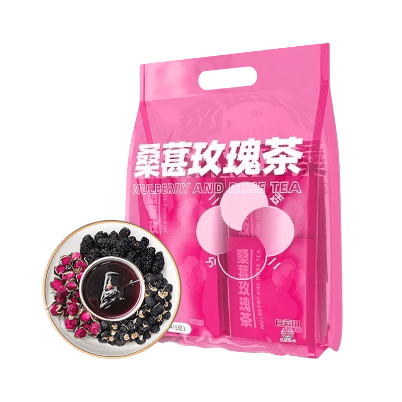 【自营】中国白云山 桑葚玫瑰茶 6g*15包入 白里透红 女神红颜茶 美容养颜 独立包装养生茶包