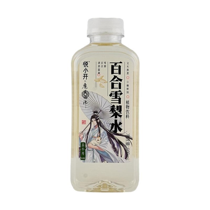 【自营】中国茶小开 悦小开 魔道祖师联名养生水 百合雪梨水 500ml 0糖0脂0卡0咖啡因 配料干净 新中式养生植物饮品