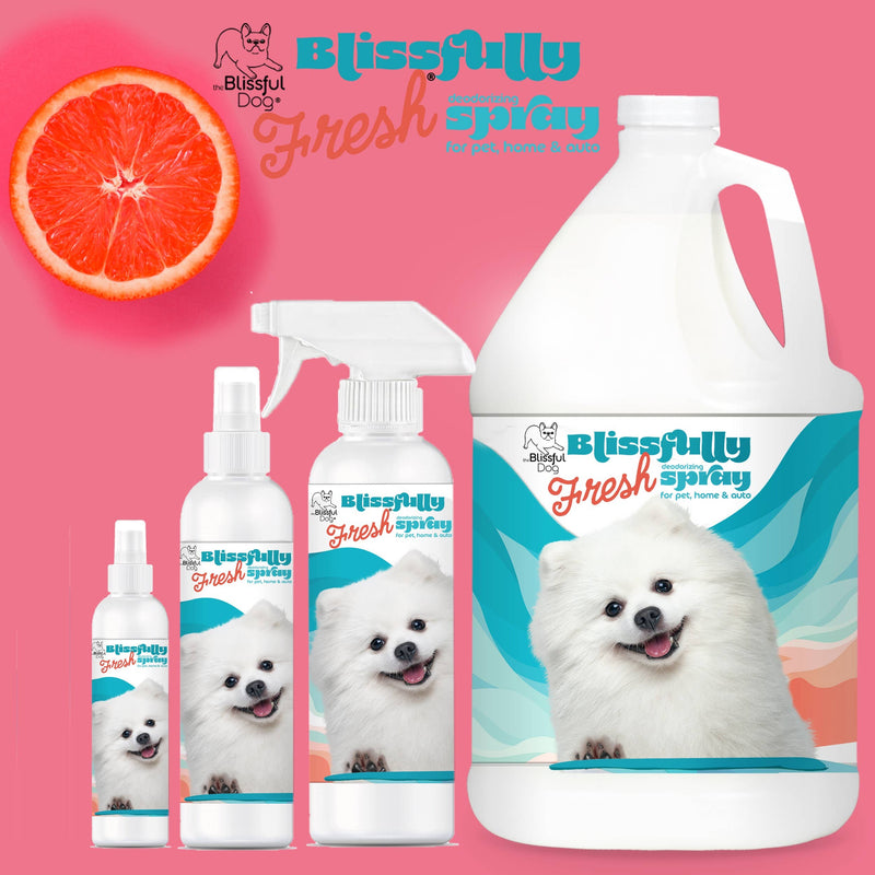 【自营】美国The Blissful Pets 幸福清新 狗狗宠物除味喷雾 4oz 118ml 宠物家居车内均可用