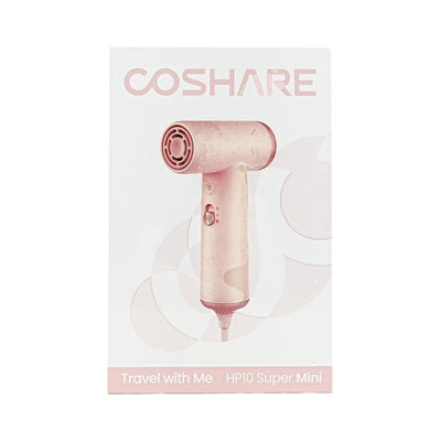 【自营】中国COSHARE 超迷你110000转高速吹风机 创新掌上尺寸 便捷旅行 #梦幻粉 HP10U 1台 快速干燥不伤发