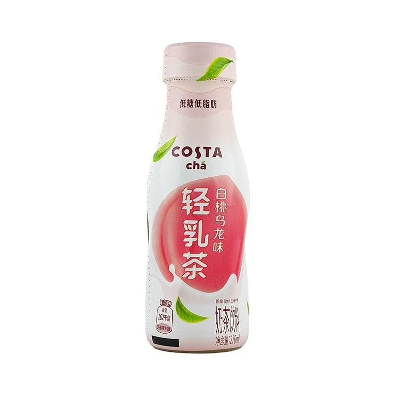 【自营】中国COSTA 轻乳茶 白桃乌龙味 270ml 低糖低脂即饮奶茶饮料