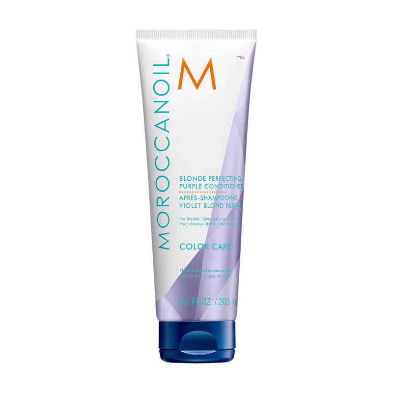 【自营】以色列Moroccanoil摩洛哥 金发紫色去黄护色护发素 200ml 染后护色发色亮泽清洁锁色滋养