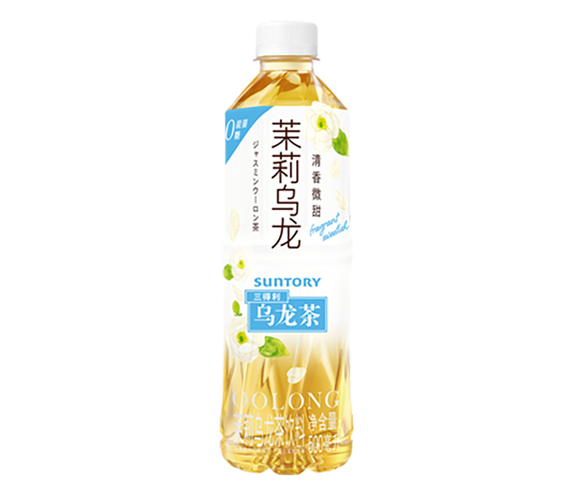 【自营】日本SUNTORY三得利 茉莉乌龙茶 清香微甜 500ml 0糖0脂0能量茶饮料