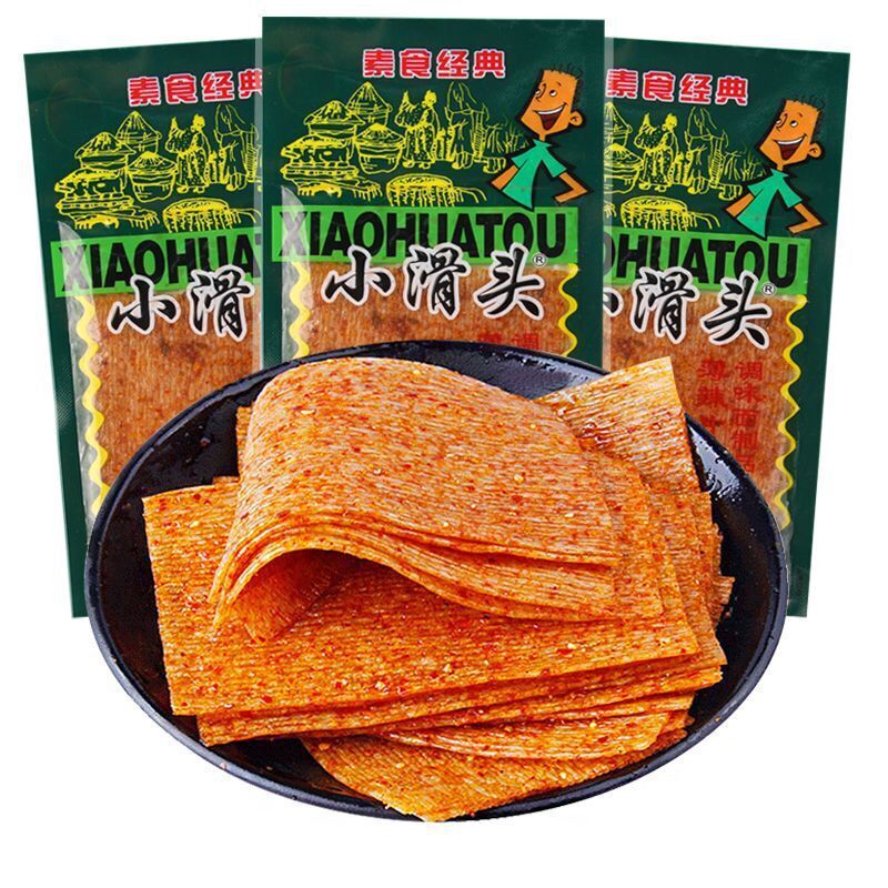 【自营】中国小滑头 辣条薄辣片 18g 传统麻辣味大辣片即食薄辣片经典儿时怀旧零食