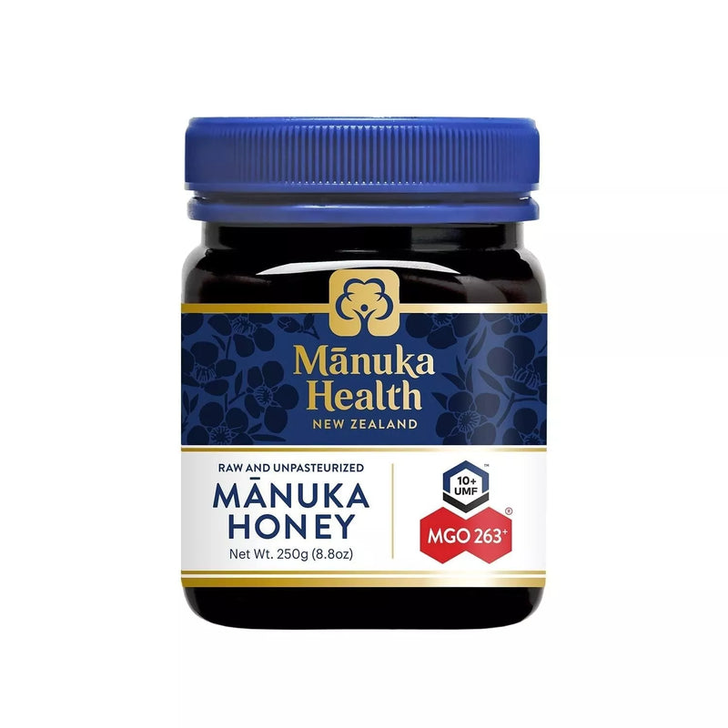 【自营】新西兰Manuka Health 蜜纽康 New Zealand 麦卢卡蜂蜜 MGO 263+ UMF 10+ 250g 天然野生蜂蜜 润喉养胃 蜜中瑰宝 深度养护