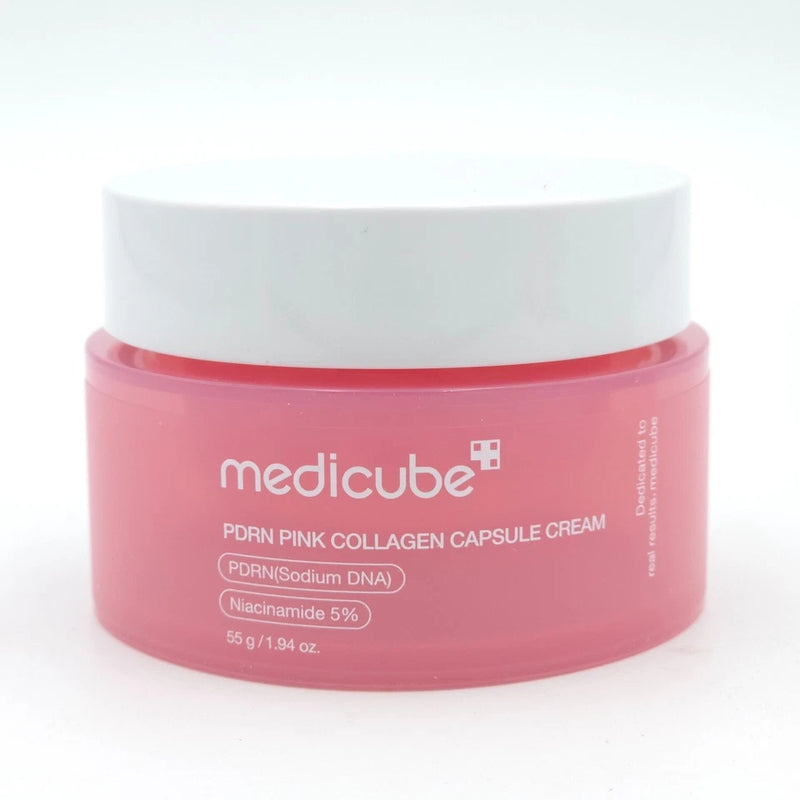 【自营】韩国MEDICUBE PDRN 5%烟酰胺粉色胶囊面霜 55g 改善暗沉亮肤面霜