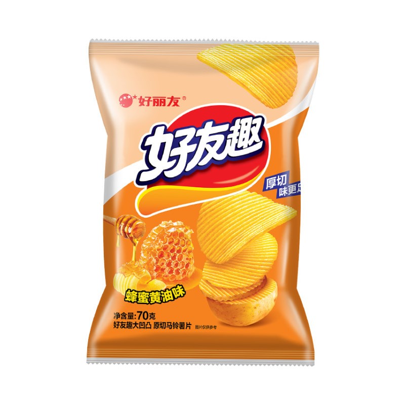 【自营】韩国ORION好丽友 好友趣 蜂蜜黄油味 70g 休闲零食膨化食品