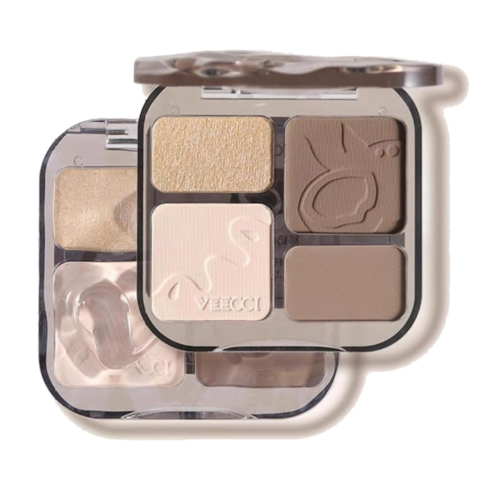 【自营】中国VEECCI唯资 自在易绘高光修容盘 