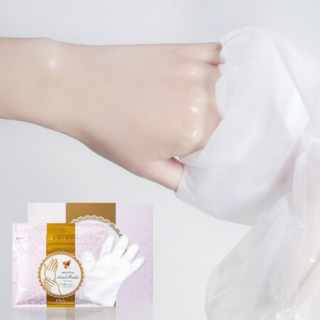 【自营】日本EBIS 无添加补水保湿美白手膜 36枚入 湿淡化细纹手部护理保养 手部护理第1位授奖