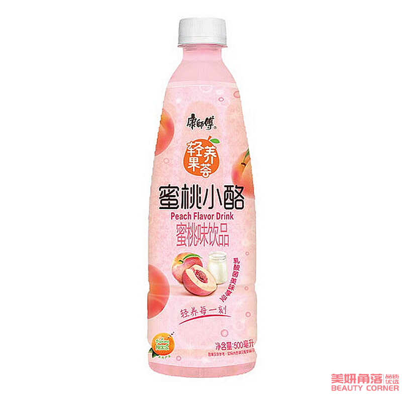 【自营】中国MASTER KONG康师傅 清养果荟 蜜桃小酪 500ml