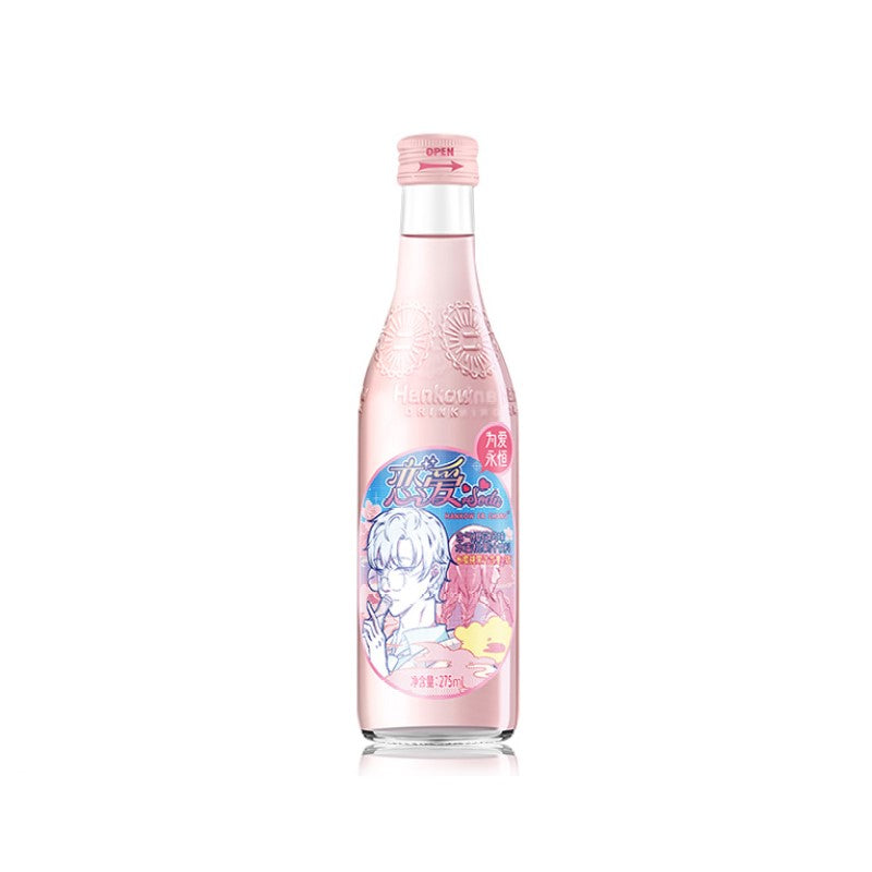【自营】中国HANKOW ER CHANG汉口二厂 含气樱花风味水蜜桃果汁饮料 275ml 果汁汽水