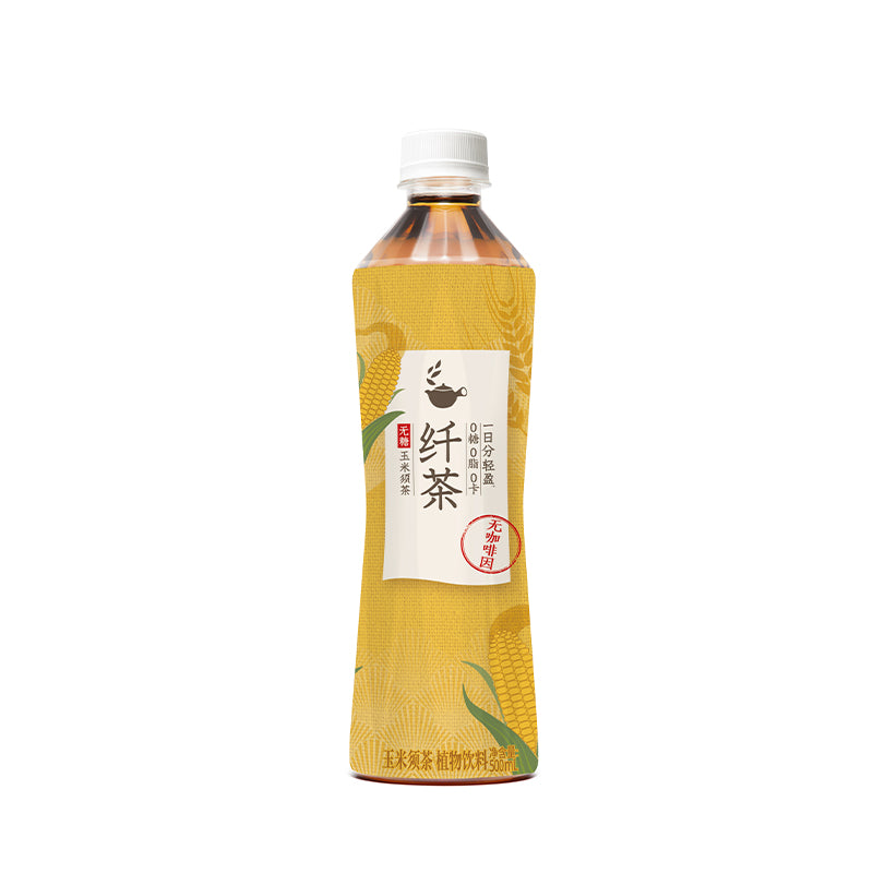 【自营】中国Genki Forest元气森林 纤茶 玉米须茶饮料 500ml 纤茶饮料无糖0卡