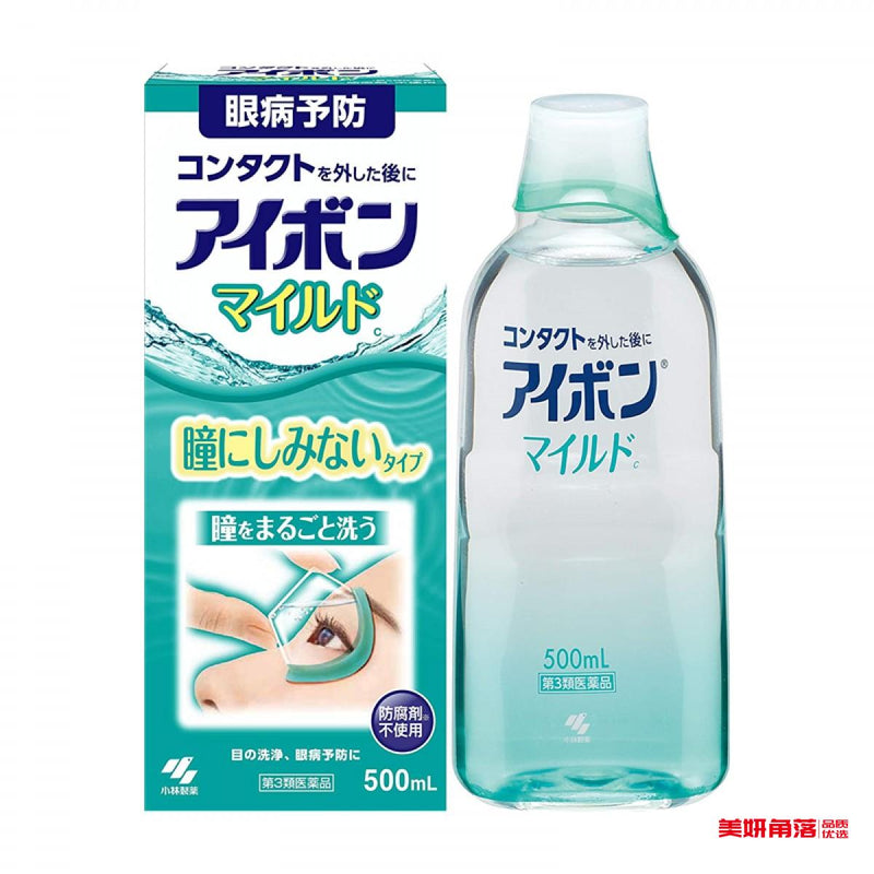 【自营】日本KOBAYASHI小林制药 洗眼液 绿色低刺激缓解疲劳 500ml