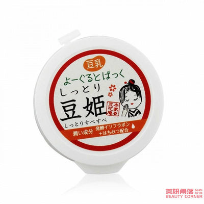 【自营】日本本家豆花庵 豆姬酸奶乳酪豆腐面膜 保湿水洗面膜膏 150克 性价比超高