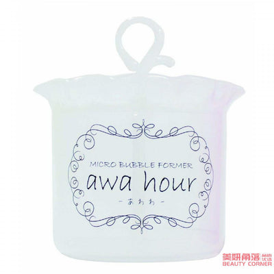 【自营】日本AWA HOUR 洗面奶起泡杯打泡器 白色 1件入 按压式打泡杯