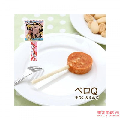 【自营】日本WANWAN 狗狗零食棒棒糖 1支装 鸡肉牛奶味 肉饼训练奖励磨牙棒 营养补钙狗零食