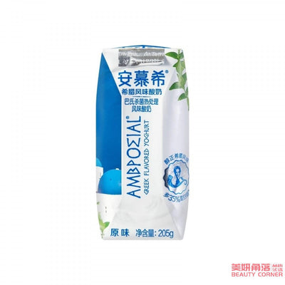 【自营】中国AMBPOSIAL安慕希 希腊风味酸奶 原味 205g 1瓶装